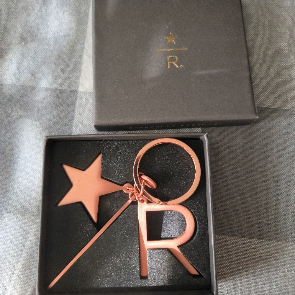 Starbucks Reserve Europe Star keychain in box